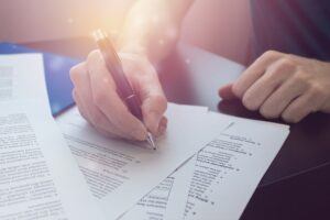 Signing Spousal Support Modification Agreement
