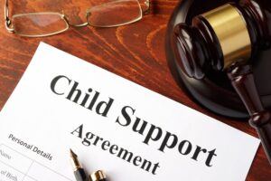 Child Support Agreement Showing Impact of Custody